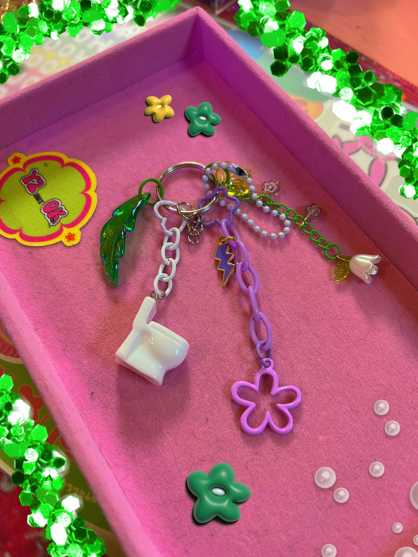 BYO Bag Charm Keychain – Customize in Chat!!