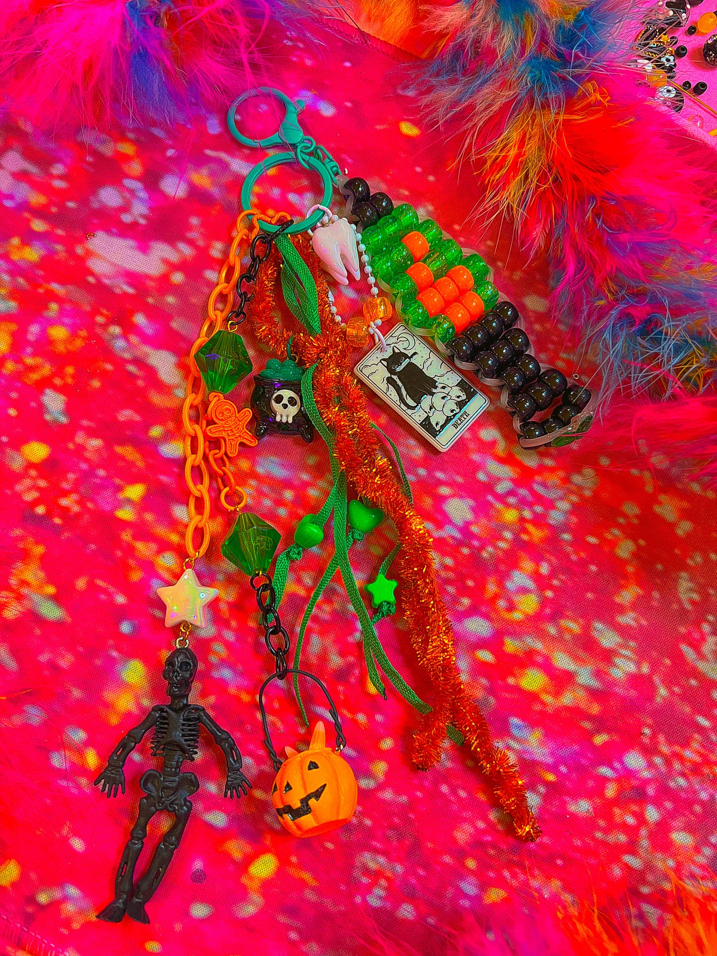 BYO LAVA LAMP Junk-Style Bag Charm Keychain – Customize in Chat!!