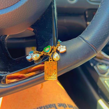 Steering Wheel Charm | Car Bling Bracelet