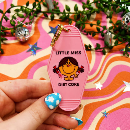 Little Miss Diet Coke Motel Keychain