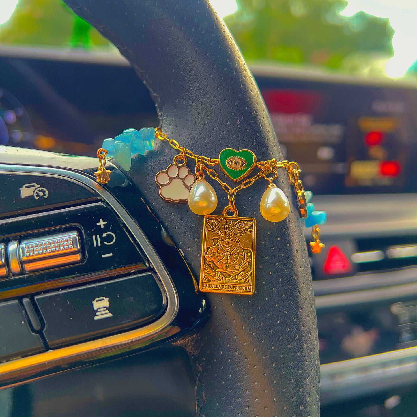 Steering Wheel Charm | Car Bling Bracelet