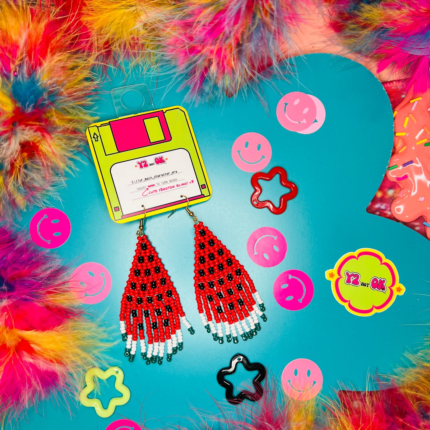 Beaded Earrings - Handwoven <3