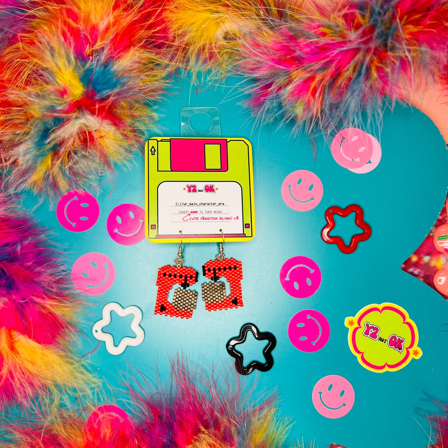 Beaded Earrings - Handwoven <3