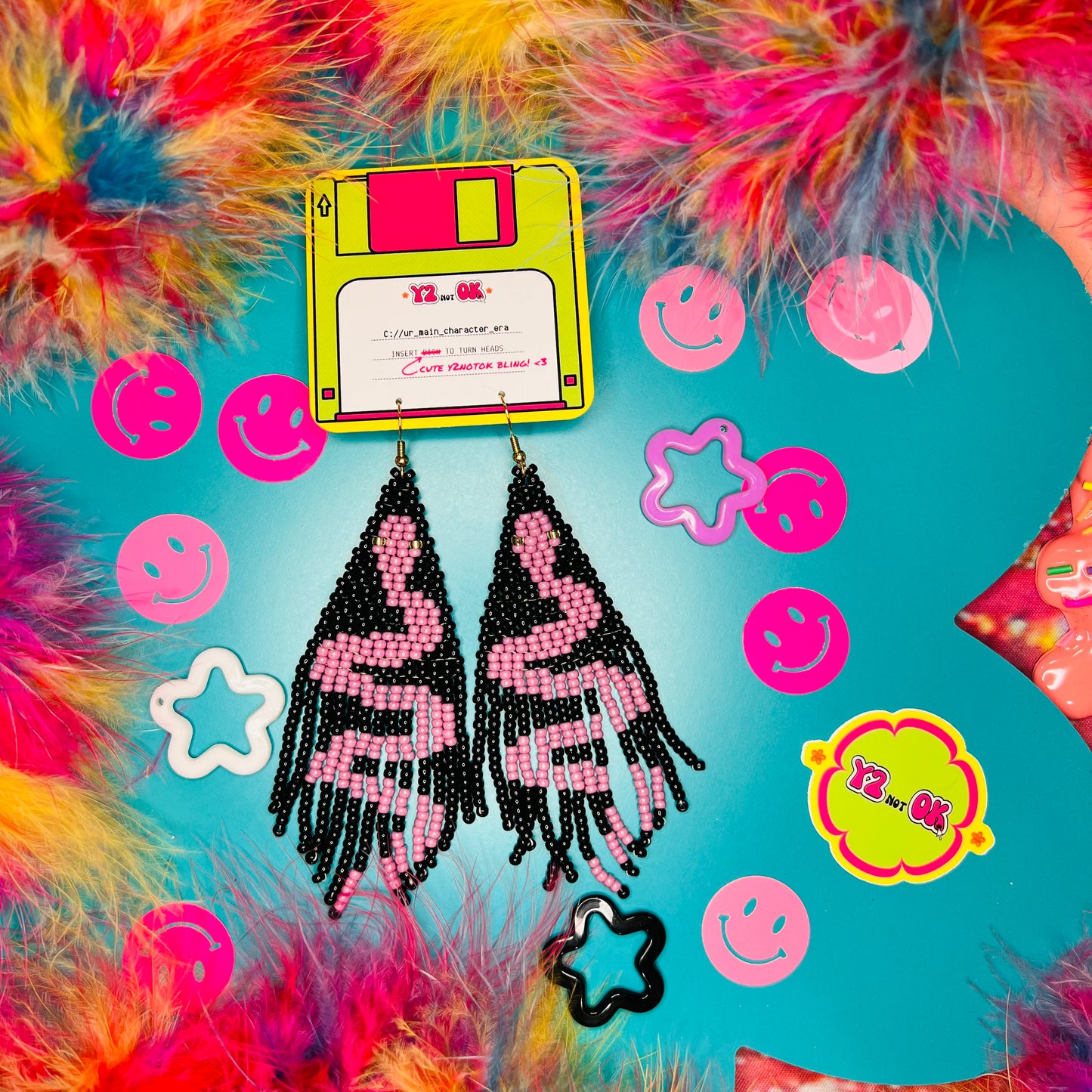 Beaded Earrings - Handwoven <3