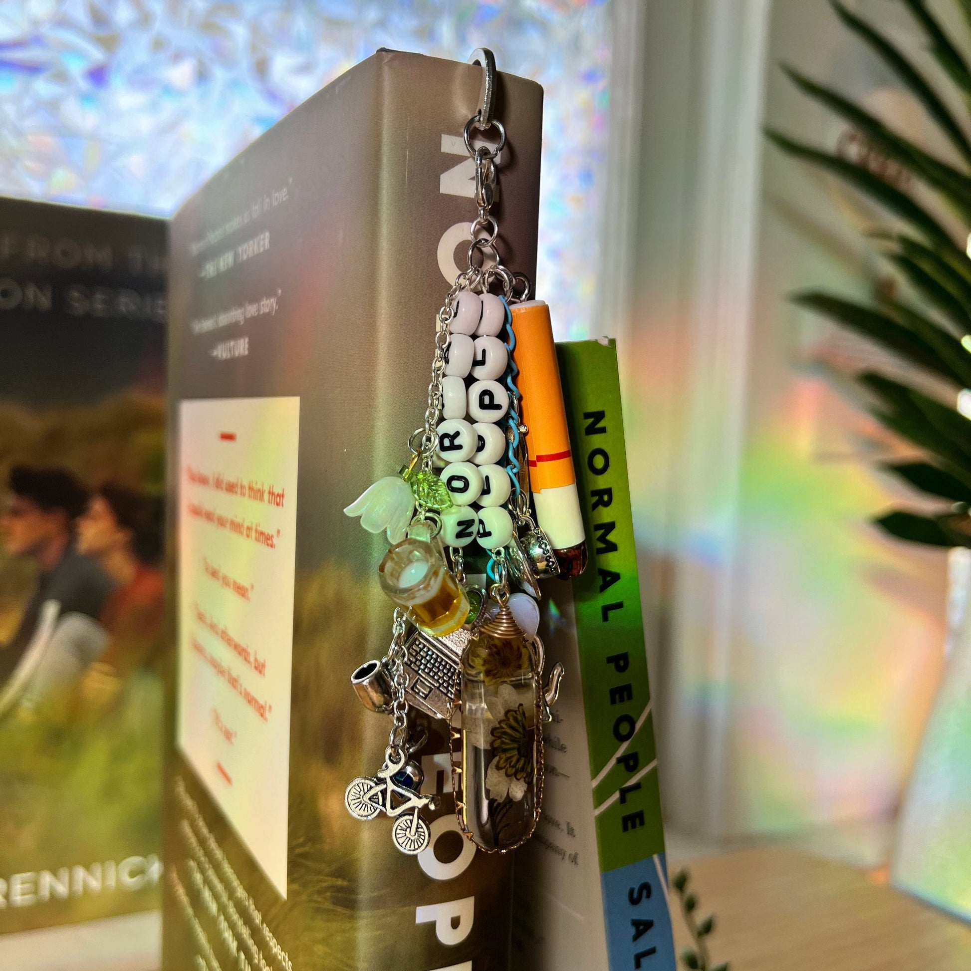 Normal People Bookmark Charm