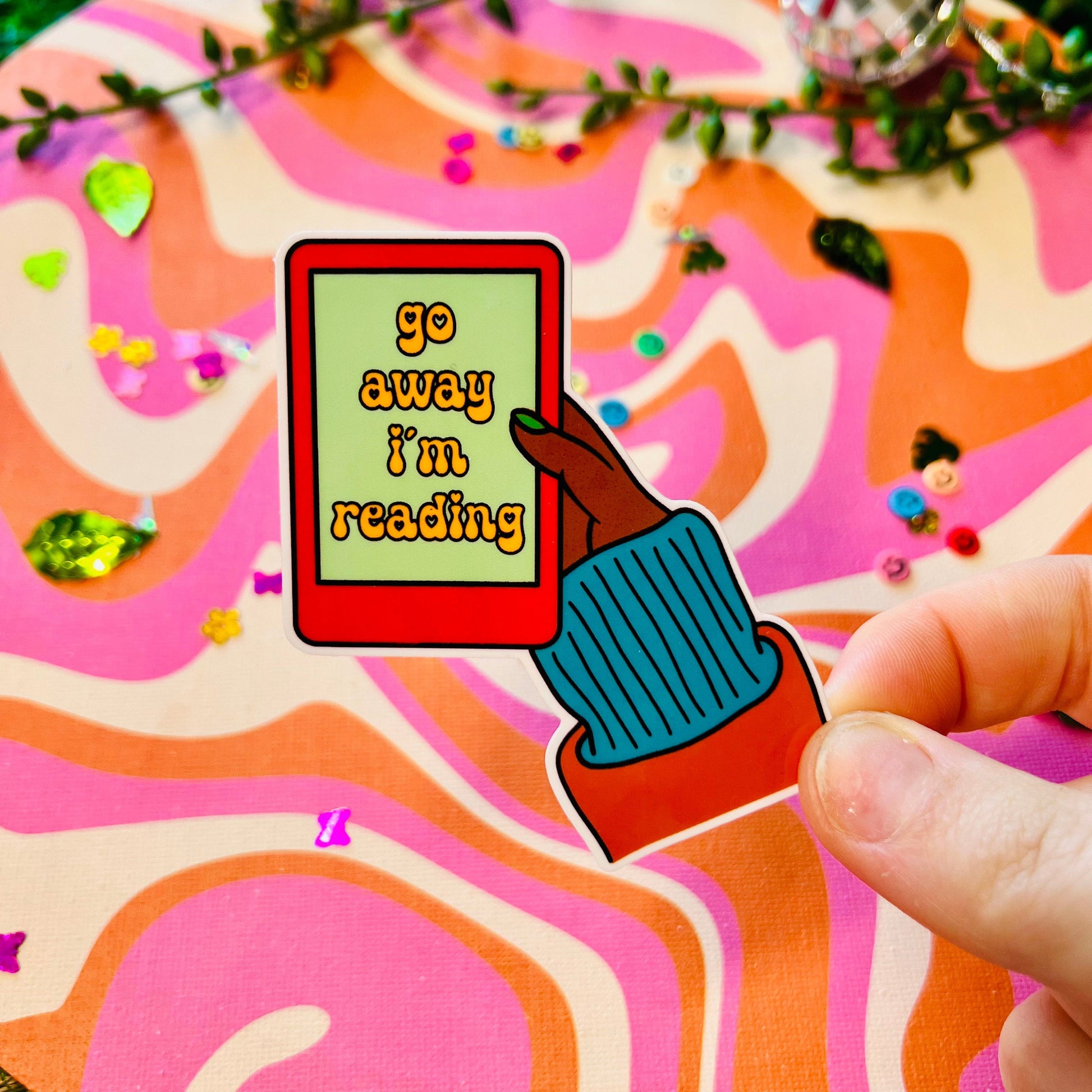 Sassy BookTok Kindle Sticker | E-Reader Decor | Anti Social Book Club