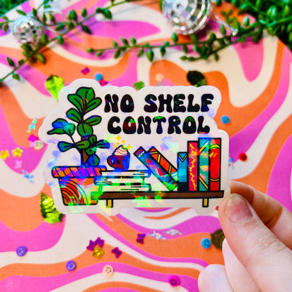 No Shelf Control Book Sticker | Book Stickers, Kindle Stickers, Bookish, Book Lover Gifts, Cute Stickers, Laptop Decals