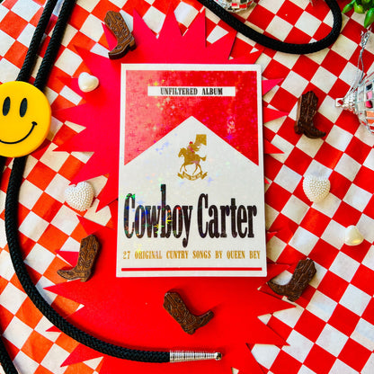 Cowboy Carter | Beyonce Act II | Beyhaw Cigarette Sticker