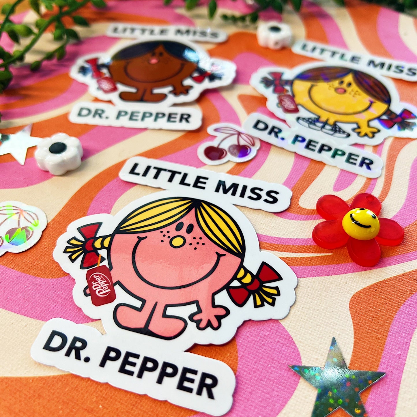 Little Miss Dr. Pepper Sticker | Cute Gift for Dr. Pepper Soda Addicts & Lovers | Dr. Pepper Break | 23 Flavors | Dirty Dr. Pepper Mr. Pibb