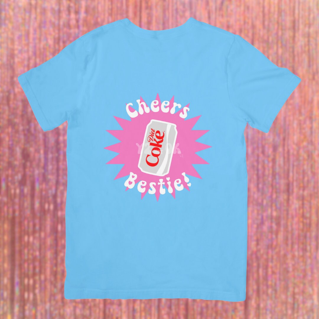 Y2K nostalgia Diet Coke lover soda pop era little miss cheers bubbly bestie 90s memories congrats pop culture icon DIY nostalgic fizz iconic crispy pebble ice true lime glitter custom shirt diet coke merch diet coke girlies diet coke gift swig shirt