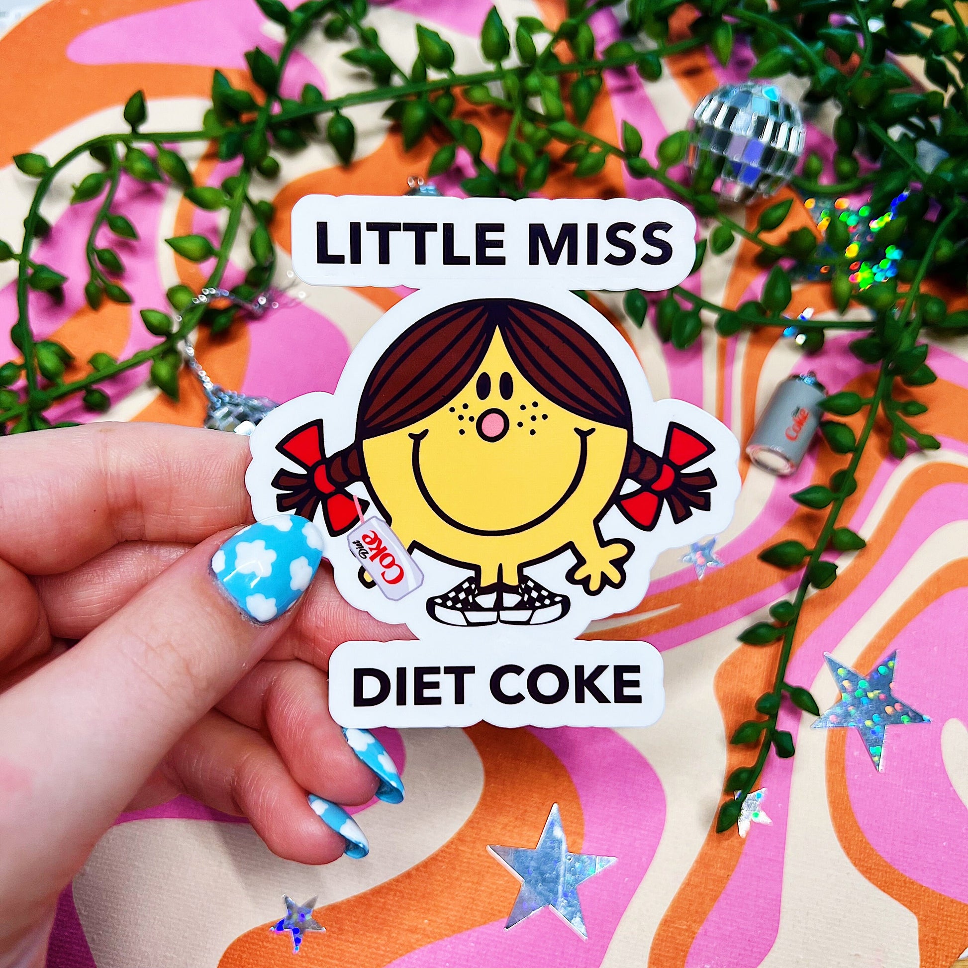 Little Miss Diet Coke Sticker | Cute Gift for Diet Coke Lovers & Addicts