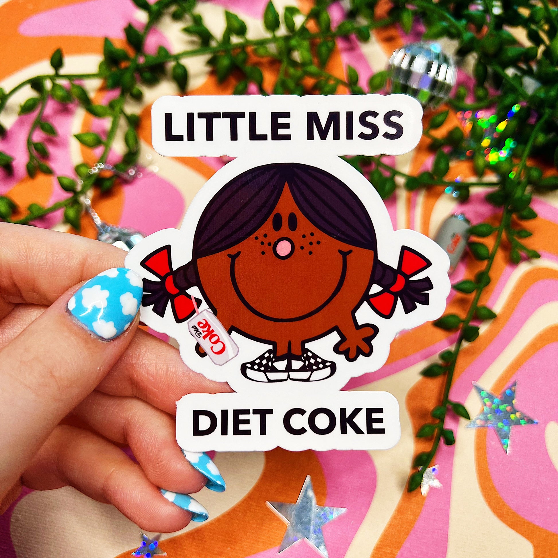 Little Miss Diet Coke Sticker | Cute Gift for Diet Coke Lovers & Addicts