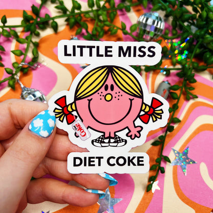 Little Miss Diet Coke Sticker | Cute Gift for Diet Coke Lovers & Addicts