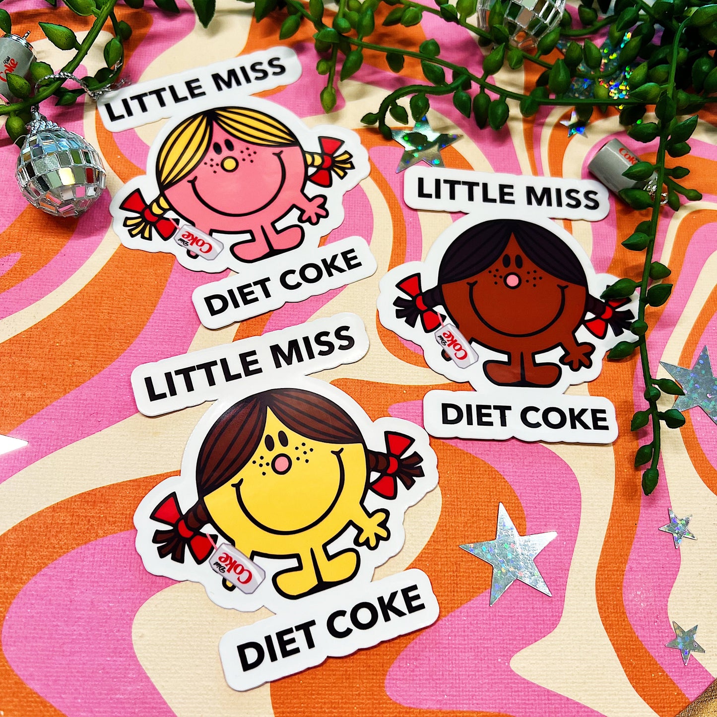 Little Miss Diet Coke Sticker | Cute Gift for Diet Coke Lovers & Addicts