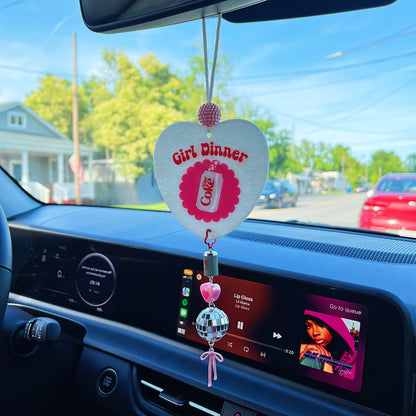 Diet Coke Girl Dinner Car Air Freshener (Choose Your Scent!) | Cute Y2K Small Space Essential Oil Fragrance Freshie Gift for Diet Coke Lover