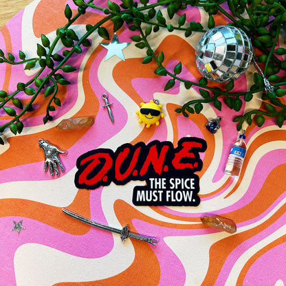 Dune D.A.R.E. Y2K Sticker | The Spice Must Flow | Gift for Dune Fan | Lisan al Gaib 90s Decal | Fremen Messiah | Dune 2 | Timothee Chalamet