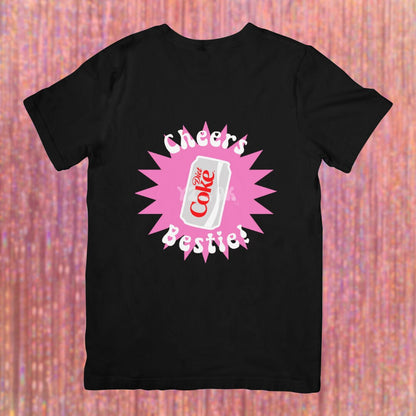 Y2K nostalgia Diet Coke lover soda pop era little miss cheers bubbly bestie 90s memories congrats pop culture icon DIY nostalgic fizz iconic crispy pebble ice true lime glitter custom shirt diet coke merch diet coke girlies diet coke gift swig shirt