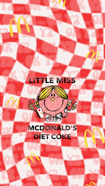 Little Miss Diet Coke phone background mcdonalds fountain drink hits different cocacola pebble ice iphone android mcgrimace grimace shake y2k fast food happy meal hamburgalar ronald mcdonald digital download gift funny cute vans checkered blonde girl