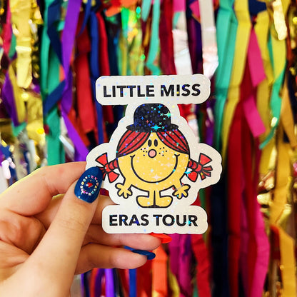 Little Miss Eras Tour Taylor Swift Sticker | Swiftie Decal Y2K Cute Gift | 2010s Nostalgia Tumblr Taylor's Version | Errors Tour Meme 22 Hat