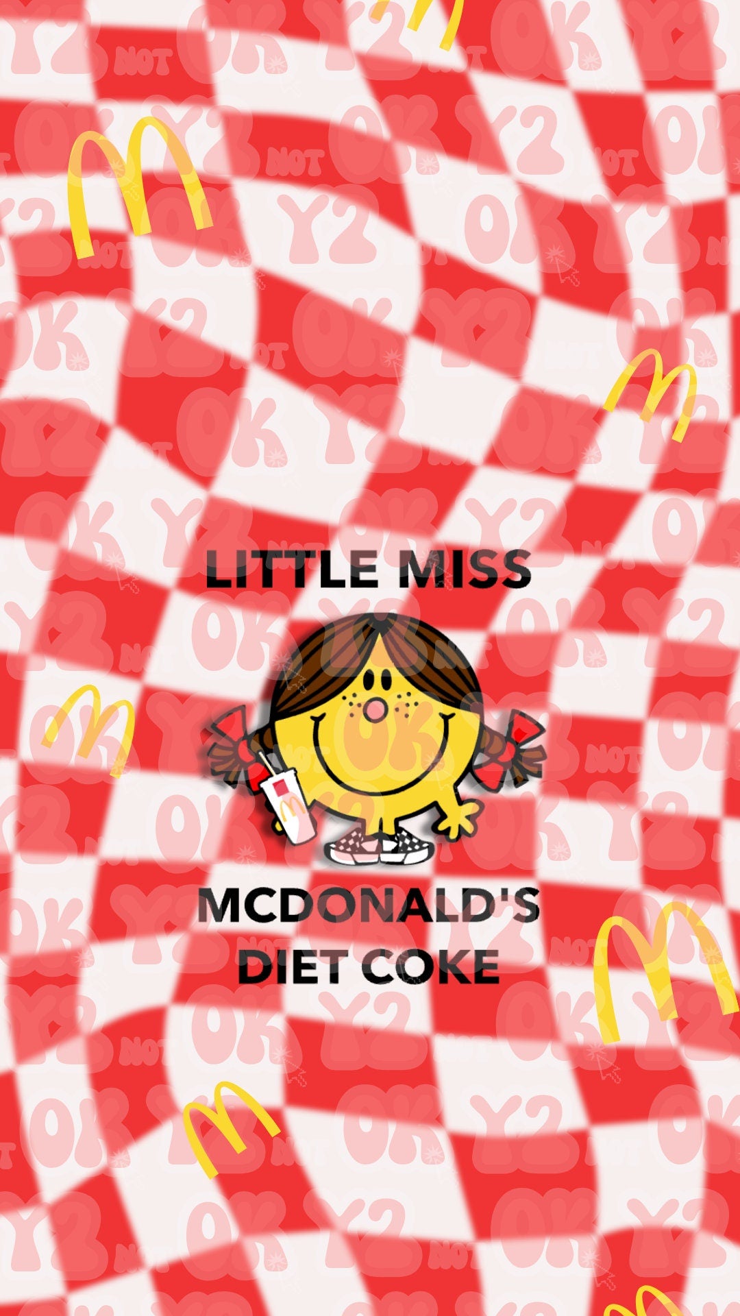 Little Miss Diet Coke phone background mcdonalds fountain drink hits different coca cola pebble ice iphone android mcgrimace grimace shake y2k fast food happy meal hamburgalar ronald mcdonald digital download gift funny cute vans checkered custom