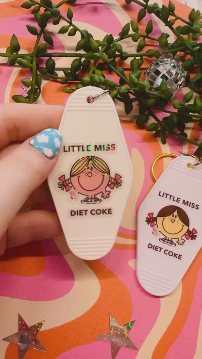 Little Miss Lexapro Motel Keychain | Y2K Cute Mental Health Anxiety SSRI Awareness Gift