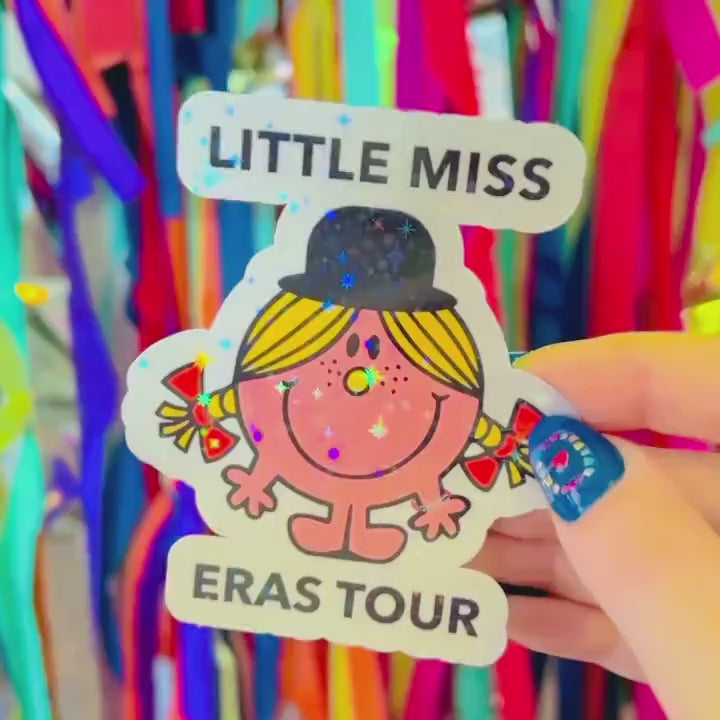 Little Miss Eras Tour Taylor Swift Sticker | Swiftie Decal Y2K Cute Gift | 2010s Nostalgia Tumblr Taylor's Version | Errors Tour Meme 22 Hat